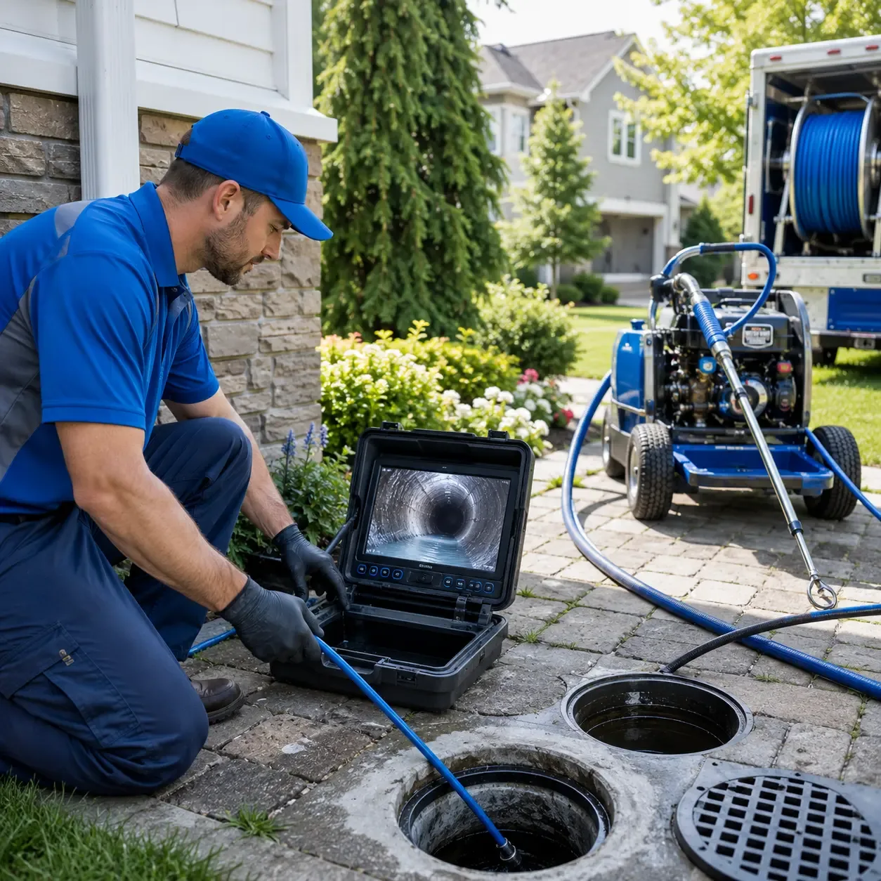 Outdoor drain cleaning professionals serving Reva, VA